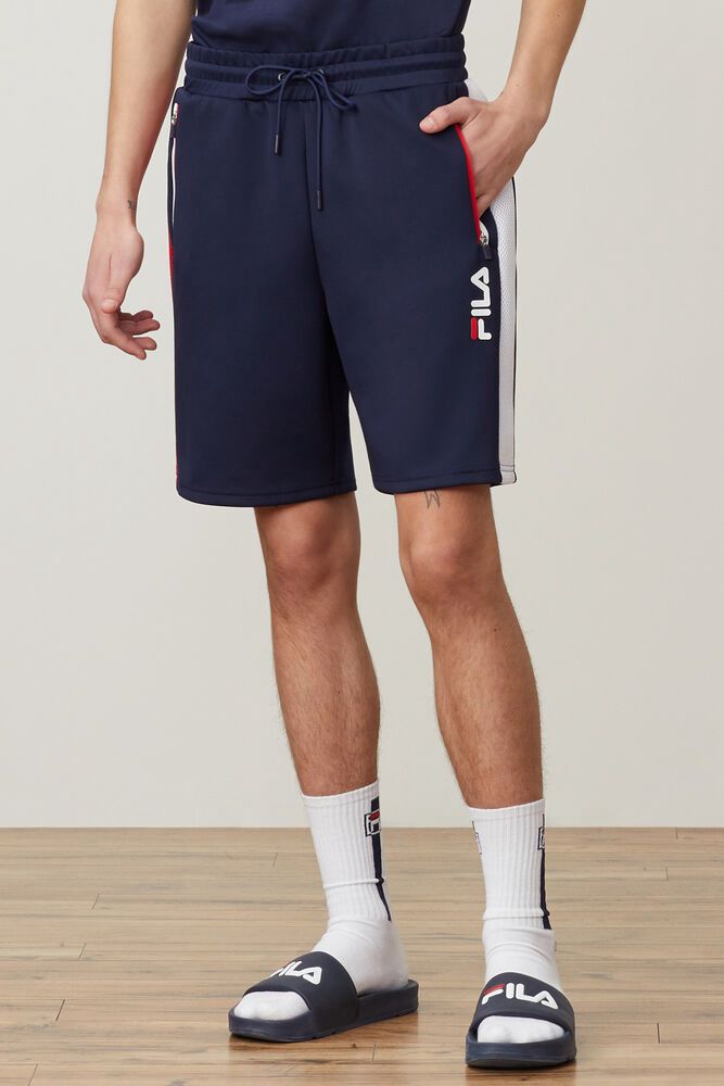 Fila Shorts Mens Navy - Fiaten - Philippines 1560892-CS